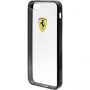 Ferrari Racing TPU pokrowiec do iPhone 5 / 5S / SE (2016) - czarny