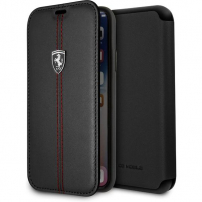 Ferrari Off Track Book pokrowiec do iPhone X / XS - czarny