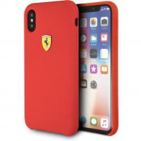 Ferrari SF pokrowiec silikonowy do iPhone X / XS - czerwony
