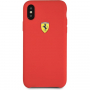 Ferrari SF pokrowiec silikonowy do iPhone X / XS - czerwony