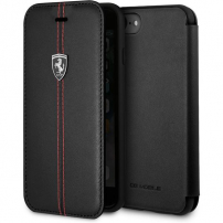 Ferrari Heritage Book pokrowiec do iPhone SE (2020/2022) / 8 / 7 - czarny