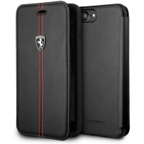 Ferrari Heritage Book case pokrowiec do iPhone 7 Plus / 8 Plus - czarny
