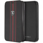 Ferrari Off Track Logo Book case pokrowiec do iPhone XR - czarny