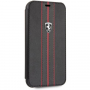 Ferrari Off Track Logo Book case pokrowiec do iPhone XR - czarny