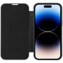 Etui silikonowe z klapką Tactical Safety Smoothie do iPhone’a 14 Pro Max - czarne