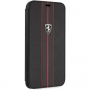 Ferrari Off Track Logo Book case pokrowiec do iPhone XS Max - czarny