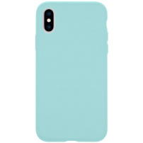 Silikonowe etui Tactical Velvet Smoothie do iPhone’a X/XS - azure