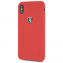 Ferrari Off Track Silicone case etui do iPhone XS Max - czerwone