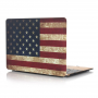 Matowa okładka dla MacBook Air 13" (A1932 / A2179 / A2337) - retro flaga USA