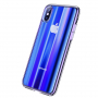 BASEUS Aurora etui do iPhone XS - niebieskie