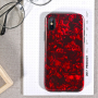 BENKS etui gwiezdne do iPhone X / XS - czerwone