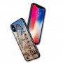 NXE etui ze szklaną częścią tylną do iPhone X - odpust