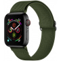 Nylonowy pasek z przesuwaną klamrą dla Apple Watch 42mm / 41mm / 40mm / 38mm - oliwkowe