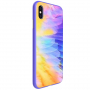 NILLKIN Ombre etui do iPhone XS Max - fioletowe