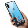NXE etui ze szklaną częścią tylną do iPhone XS Max - New York