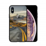 NXE etui ze szklaną częścią tylną do iPhone XS Max - droga