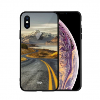 NXE etui ze szklaną częścią tylną do iPhone XS Max - droga