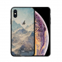 NXE etui ze szklaną częścią tylną do iPhone XS Max - góry