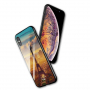NXE etui ze szklaną częścią tylną do iPhone XS Max - wieża Eiffla