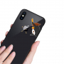 NXE etui ze szklaną częścią tylną do iPhone XS Max - zły pingwin