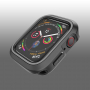 Pokrowiec silikonowy do Apple Watch 40mm - czarny - szary