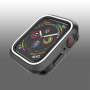 Pokrowiec silikonowy do Apple Watch 40mm - czarny - biały