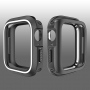 Pokrowiec silikonowy do Apple Watch 40mm - czarny - biały