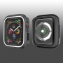 Pokrowiec silikonowy do Apple Watch 40mm - czarny - biały