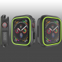 Pokrowiec silikonowy do Apple Watch 40mm - czarny - zielony