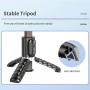 Wielofunkcyjny gimbal Bluetooth do selfie Q18 ze stabilizatorem i śledzeniem ruchu dla iPhone'a - czarny