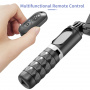Wielofunkcyjny gimbal Bluetooth do selfie Q18 ze stabilizatorem i śledzeniem ruchu dla iPhone'a - czarny