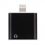 Adapter / redukcja złącze lightning do 3,5 mm jack ze złączem lightning dla Apple iPhone 8 / 8 Plus / 7 / 7 Plus / 6S / 6S Plus / 6 / 6 Plus