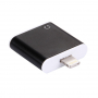 Adapter / redukcja złącze lightning do 3,5 mm jack ze złączem lightning dla Apple iPhone 8 / 8 Plus / 7 / 7 Plus / 6S / 6S Plus / 6 / 6 Plus