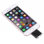 Adapter / redukcja złącze lightning do 3,5 mm jack ze złączem lightning dla Apple iPhone 8 / 8 Plus / 7 / 7 Plus / 6S / 6S Plus / 6 / 6 Plus