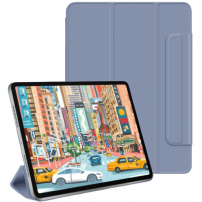 Etui magnetyczne z zapięciem magnetycznym do iPada Air 11" (2024) - niebiesko-szare