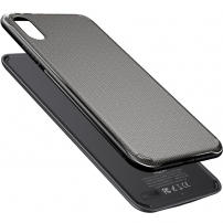 ROCK etui magnetyczne z power bankiem 5000mAh do iPhone XS Max - czarne