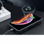 ROCK etui magnetyczne z power bankiem 5000mAh do iPhone XS Max - czarne