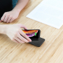 ROCK etui magnetyczne z power bankiem 5000mAh do iPhone XS Max - czarne