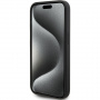 Karl Lagerfeld Silikonowe etui Karl Script Logo do iPhone'a 15 Pro - czarne