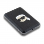 Karl Lagerfeld Power bank Karl Head z wytłoczonym wzorem MagSafe z portem USB-C - 5000 mAh - czarny