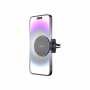 FIXED MagRound MagSafe Uchwyt 15W do kratki wentylacyjnej do iPhone'a - czarny