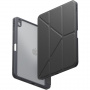 UNIQ Etui Moven ze stojakiem origami i miejscem na Apple Ołówek do iPada Air 11" (2024) - ciemnoszary