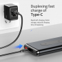 BASEUS stojak / power bank 10000mAh z ładowaniem bezprzewodowym - czarny