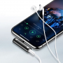 USAMS redukcja z lightning / 3.5 jack złącza - czarna