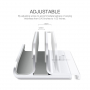 BESTAND 2w1 pionowy stojak do MacBook i iPad - srebrny