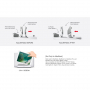 BESTAND 2w1 pionowy stojak do MacBook i iPad - srebrny