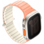 UNIQ Pasek dwustronny Revix Evo do Apple Zegarka Ultra 49mm / 46mm / 45mm / 44mm / 42mm - różowy krem