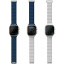 UNIQ Dwustronny pasek Revix Evo do Apple Zegarka Ultra 49mm / 46mm / 45mm / 44mm / 42mm - niebiesko-szary