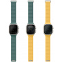 UNIQ Dwustronny pasek Revix Evo do zegarka Apple Ultra 49mm / 46mm / 45mm / 44mm / 42mm - żółty naftowy