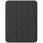 UNIQ Etui Moven ze stojakiem origami i miejscem na Apple Ołówek do iPada Air 11" (2024) - ciemnoszary